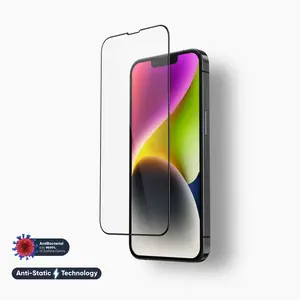 NanoArmour for iPhone 14 Screen Protector Anti-Dust Edge-to-Edge Blue Light Blocker