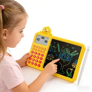 Kids Educational Learning Toys with Math Games, LCD Writing Tablet for Kids Educational Math Learning Games, Sensory Toys Gifts for Toddler Preschool Activities Boys Girls
