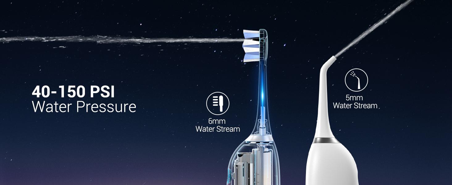 Portable Detachable Electric Toothbrush with Water Flosser, Washing & Care 2-in-1, Wireless Water Flosser Tooth Cleaning Kit 2.0, Combo IPX7 Waterproof Rechargeable Oral Irrigator, Suitable for Family Travel, Oral Health Gift Recommendation Portable Detachable Electric Toothbrush with Water Flosser, Washing & Care 2-in-1, Wireless Water Flosser Tooth Cleaning Kit 2.0, Combo IPX7 Waterproof Rechargeable Oral Irrigator, Suitable for Family Travel, Oral Health Gift Recommendation