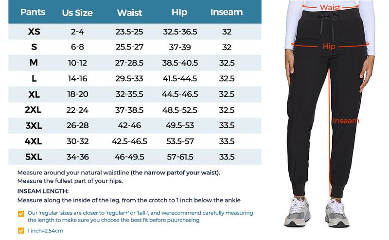 COZYFIT Womens Scrub Pants - Soft Stretch Yoga Style with 5 Pockets, Slim Fit Jogger Scrubs Pants for Women Sports Jogging Wear Workout Clothes Sports Jogging Wear