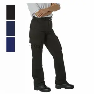 Rothco Womens EMT Pants - Black, Midnight Navy Blue, Navy Blue Comfortable Polyester/Cotton Fabric Blend with 9-Pocket Design, Womenswear Cargo Clothes Pant Accessory Bottoms