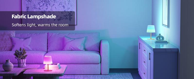 EZVALO Waterproof Shower Lamp, RGB Color Changing Cordless Table Lamp with Remote, 83 Scene Modes, Rechargeable 4500 mAh Touch LED Light for Bathroom, Spa-Like Shower, Bathtub, Bedroom, Patio, Camping, Home Decor, Valentines Day Gifts for Her