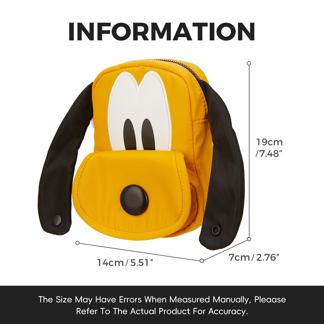 Disney Pluto 95th Anniversary Limited Edition Ear Tote Bag,Cute Collectible Disney Park Style Bag for Fans,Charming Disney Character Handbag for Girls Kids,Perfect for Daily Use,Holiday Gifts(1pc)
