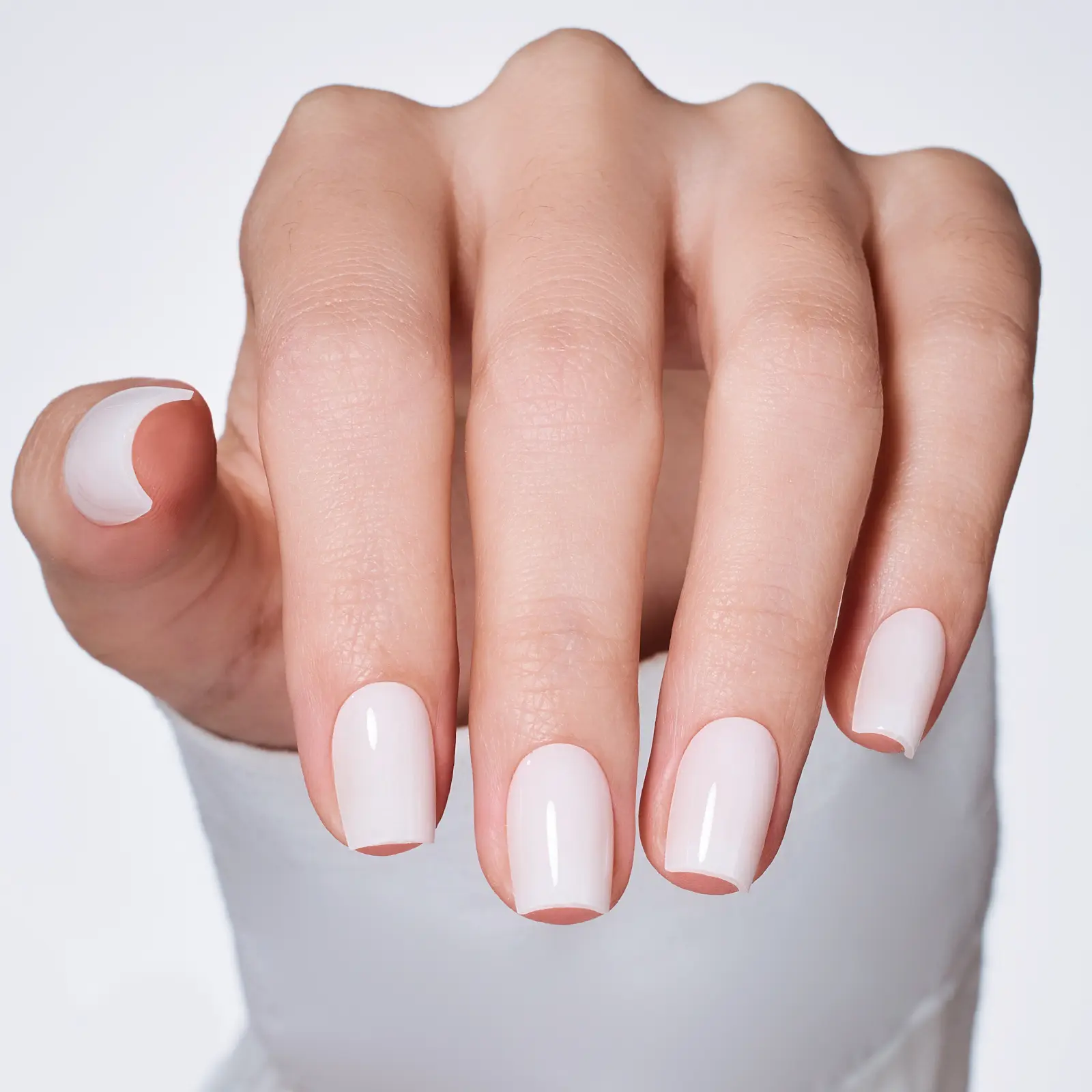 Short Square【Milky White】15Sizes 30Pcs