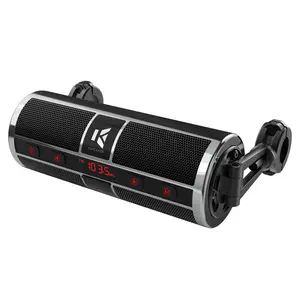 Loud & Waterproof 12V Audio for Motorcycles/3-Wheelers: USB, Bluetooth & 3" Metal Speakers