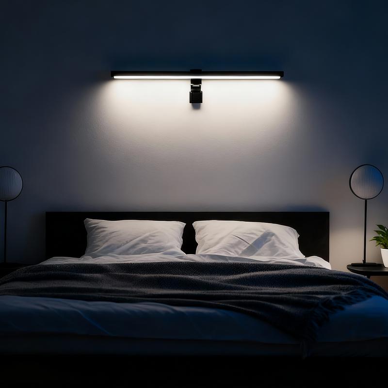 led lights bedroom Bedside Touch-Control LED Wall-Mount Reading Lamp with USB Port 3 Adjustable Brightness Modes 90° Rotation for Easy Positioning and Directional Lighting Wide Light Coverage Eye Protection