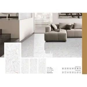 My Luxury Flooring MK PANTON 1014 Porcelain Tiles - 24 x 48 Inch White Marble Stone Look Pattern - Glossy Finish Wall & Floor Use 15.5 Sqft per Box | Pallet of 10 Boxes (155 sq-ft)