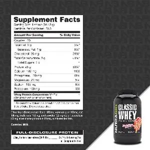 NutraBio Classic Whey 2LB