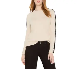 NIC+ZOE Dashing Down Metallic Sweater