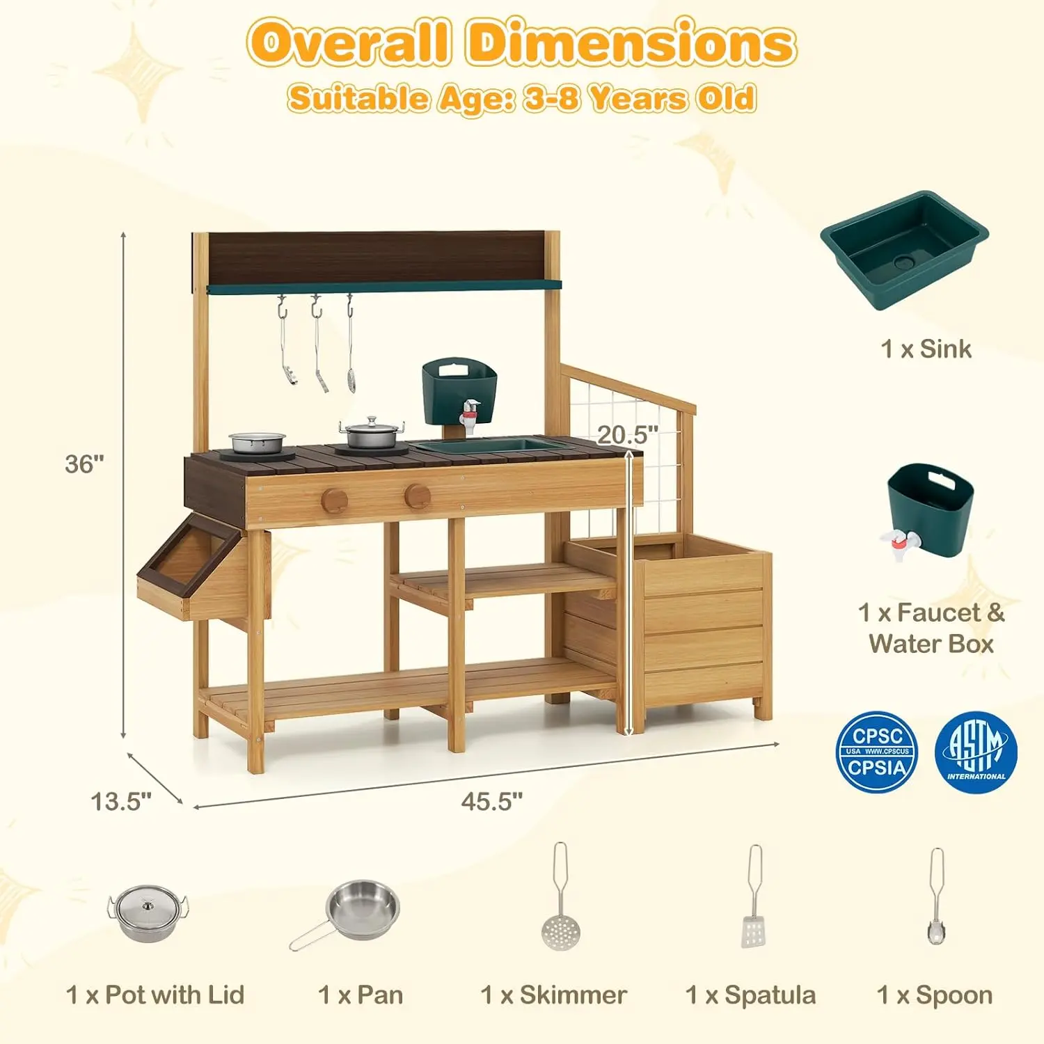 Coffee - Plant Growing Box, Trellis & 5 kitchenwar