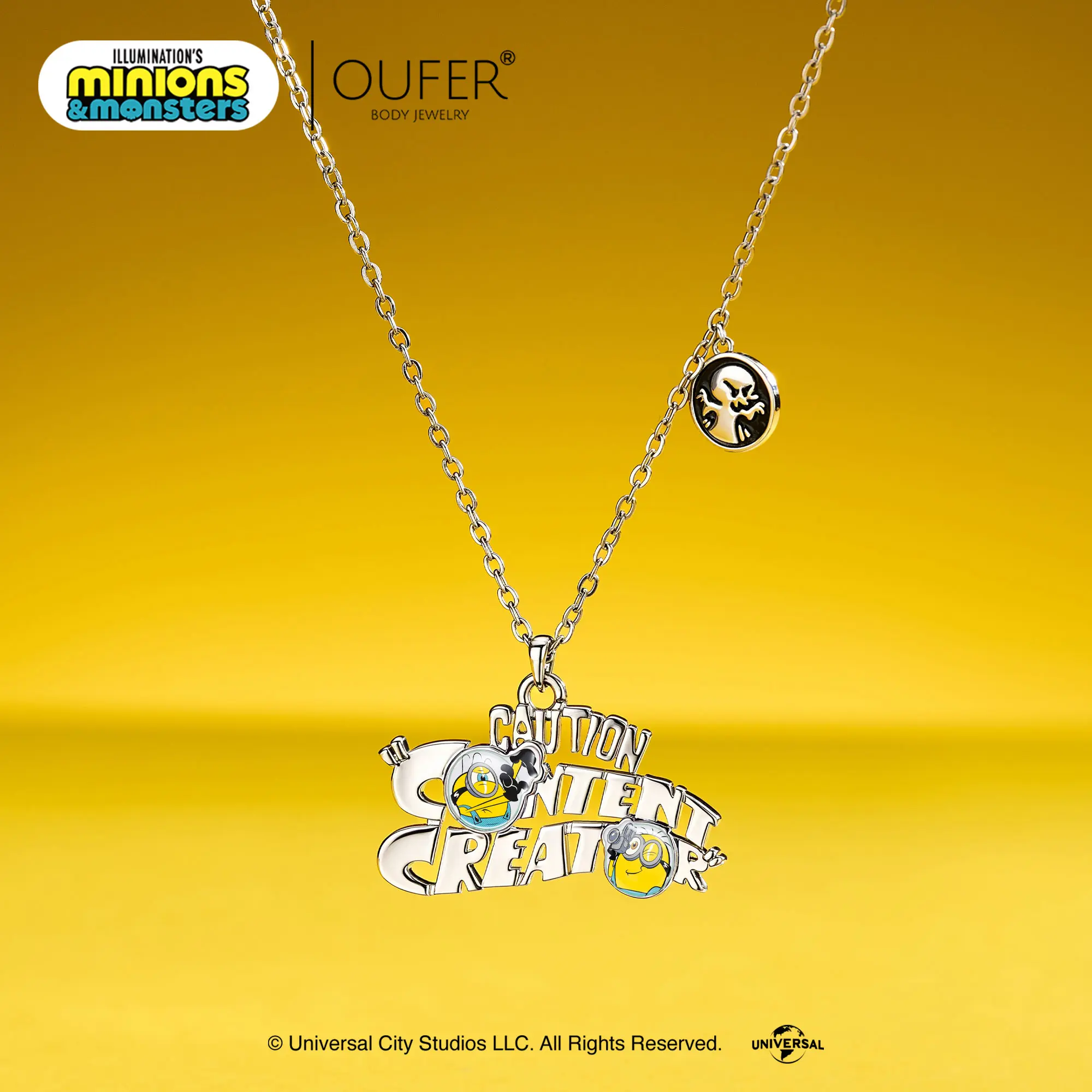 MINIONS × OUFER James & Henry Content Creator Necklace Gift For Women