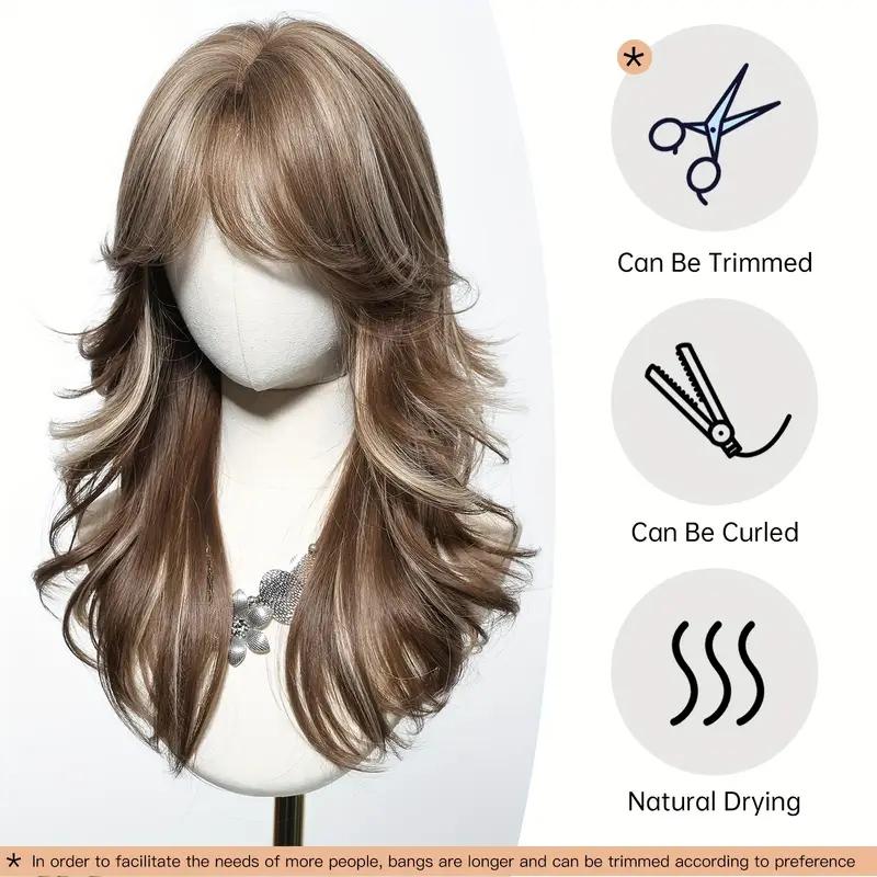 Elegant Brown to Blonde Ombre Hairpiece with Bangs Daily & Party Wear for All Ethnicities Handmade Wig Fluffy Synthetic Wigs Synthetic Braided Wig Highlight Bob Wig Frontal Wigs Black Wig Elegant Brown to Blonde Ombre Hairpiece with Bangs Daily & Party Wear for All Ethnicities Handmade Wig Fluffy Synthetic Wigs Synthetic Braided Wig Highlight Bob Wig Frontal Wigs Black Wig