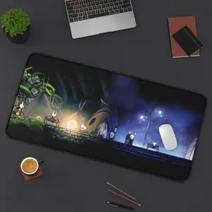 Hollow Knight Silksong Bench Rest Desk Mat, High-Quality Desk Mat, Silksong Merch, Gaming Desk Mat, Long Mouse Pad, Unique Gift for Gamers