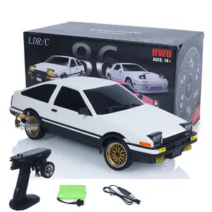 1/18 LDRC LD1801 RC Drift Car RWD AE86 Racing Vehicles Flip Light Gyroscope
