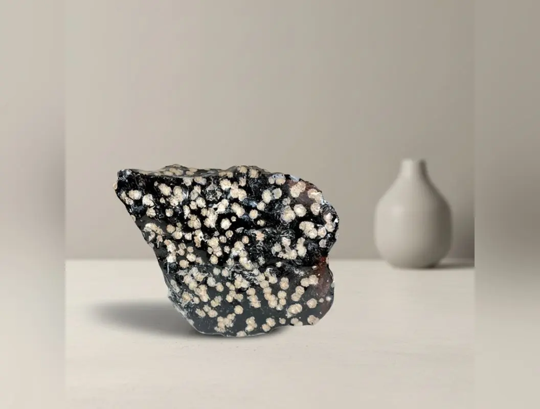 Snowflake Obsidian 1.34lb Free Form