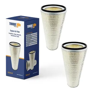 TORQUE Engine Air Filter Compatible with Select Freightliner FLD 112 120 Classic Semi Trucks Accessories Parts Replaces AF1743M PA2703 LAF1899 AF25693 46840 TR519 2 PCS