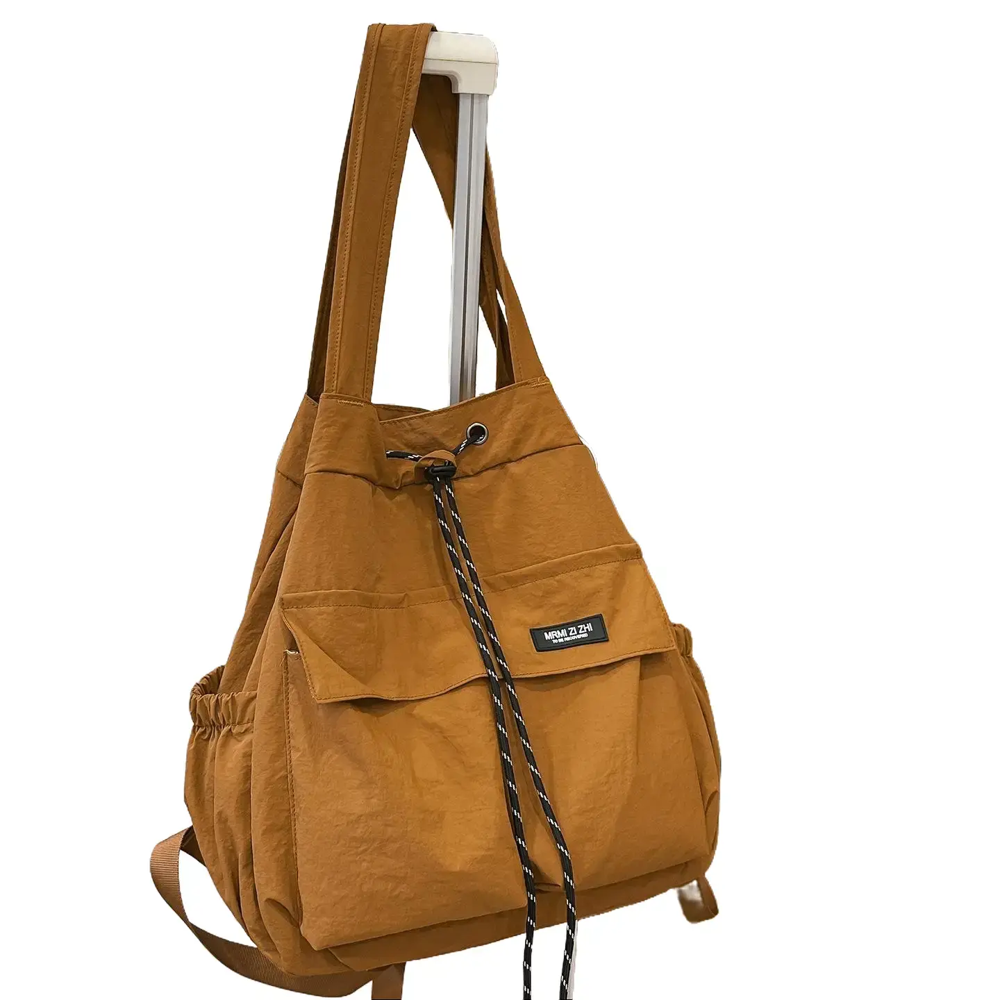 Backpacks for School, Minimalist Convertible 2-in-1 Tote for Women, Lightweight Travel Bag for College with 15-Inch Laptop Sleeve, Gorpcore, Class-Ready, Adults, 13-15 Inch Laptop, Casual, 2-Way Carry, Convertible Backpack & Shoulder Bag, Lightweight & Ro