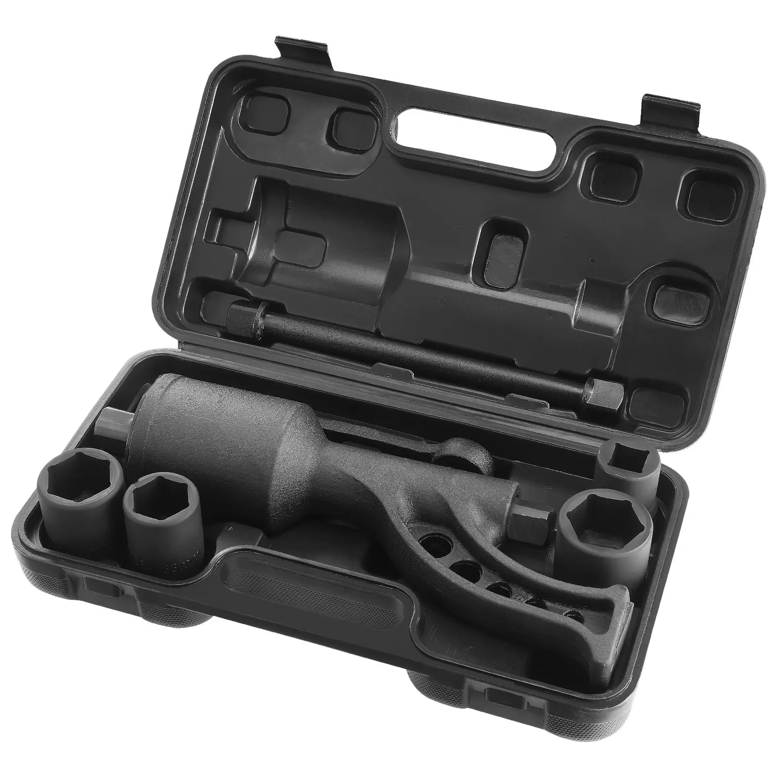 Torque Multiplier Set, 1 Inch Drive Lug Nut Wrench, Heavy Duty Torque Multiplier Wrench 1:64, 6,800 N.m Lug Nut Remover, Includes Four Sockets (21mm-41mm) And Durable Storage Case, Quick Release Handle