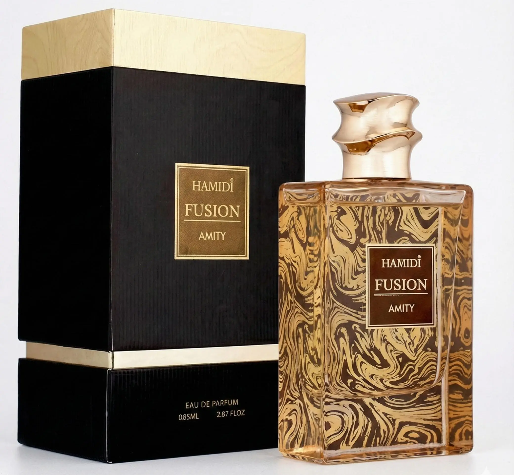 Fusion Amity Eau de Parfum Spray, Long Lasting Citrus Aromatic Woody Unisex Fragrance, 2.7 fl oz (85 ml), Single Item, Eau De Parfum Spray Unisex Fragrance, Edp, Youth, Unisex Wear