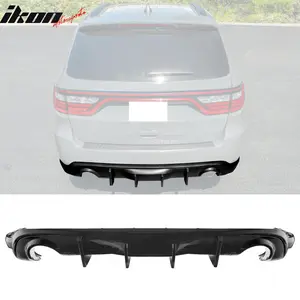 2011-2026 Dodge Durango Rear Bumper Lip Diffuser V2 Gloss Black Apron