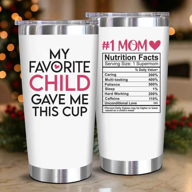 Mothers Day Gifts for Mom Wife – Gifts for Mom from Daughter Son Kids – 20 Oz Tumbler Drinkware Flasks Insulated Durable Stainless Steel Mug Portable Leak-Proof Compact Lightweight