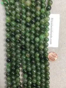 canadian Jade round 10mm AA grade 16"strand