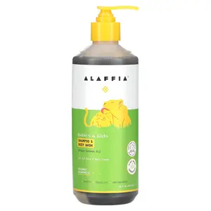 Alaffia Babies & Kids, Shampoo & Body Wash, Coconut Chamomile, 16 fl oz (473 ml)