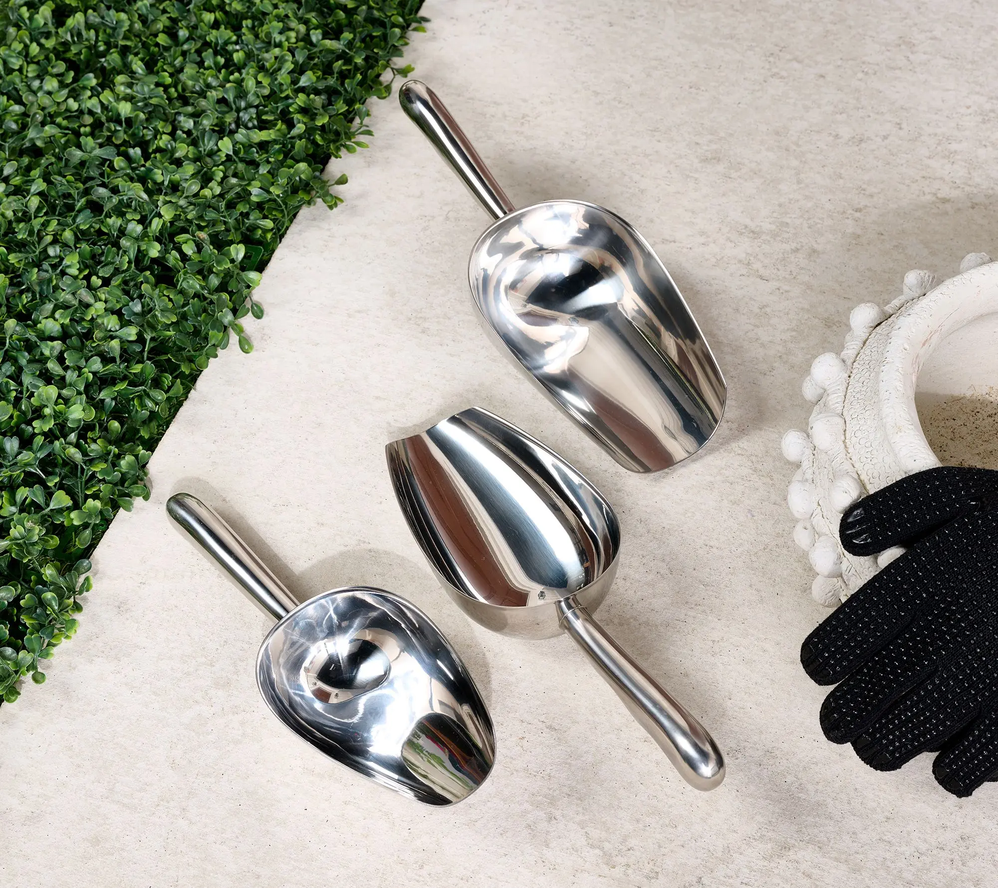 Martha Stewart Set of 3 Garden Soil Scoop Set Martha Stewart Set of 3 Garden Soil Scoop Set