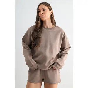 Cloud-Nine Comfort Oversized Fleece Sweatshirt