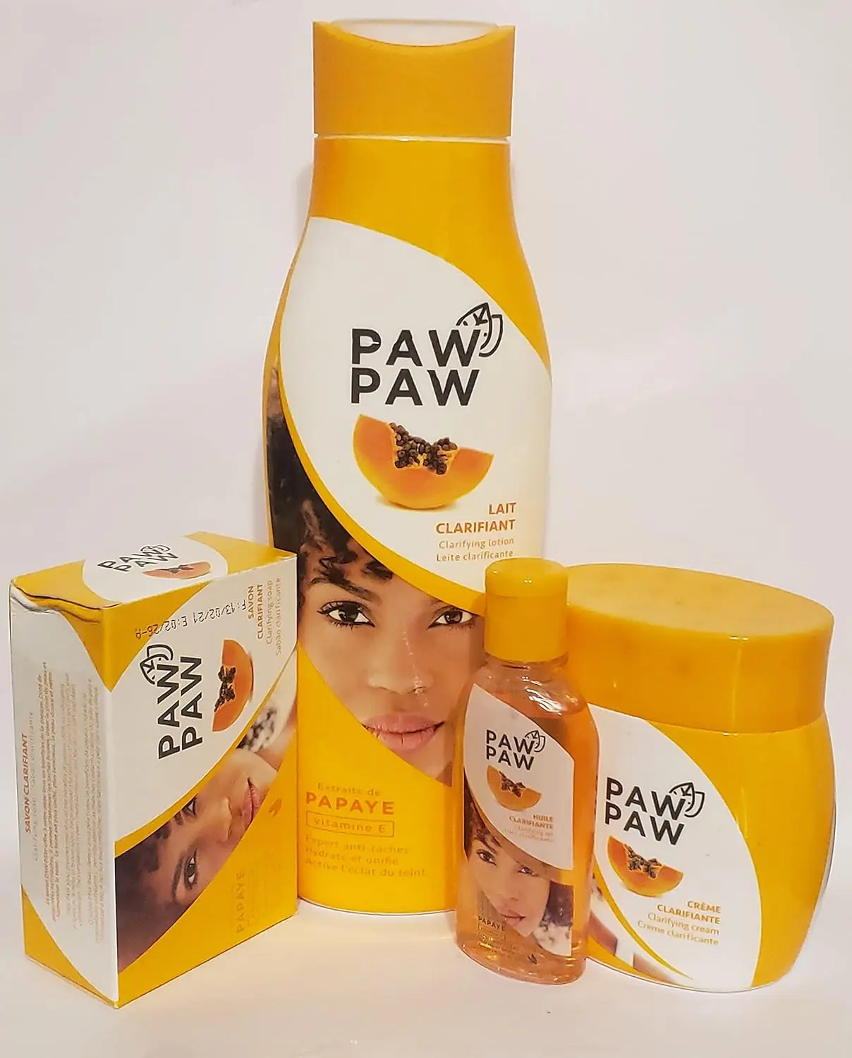 PAW PAW Clarifying Body Care Kit – 4 PCS with Papaya Extract & Vitamin E