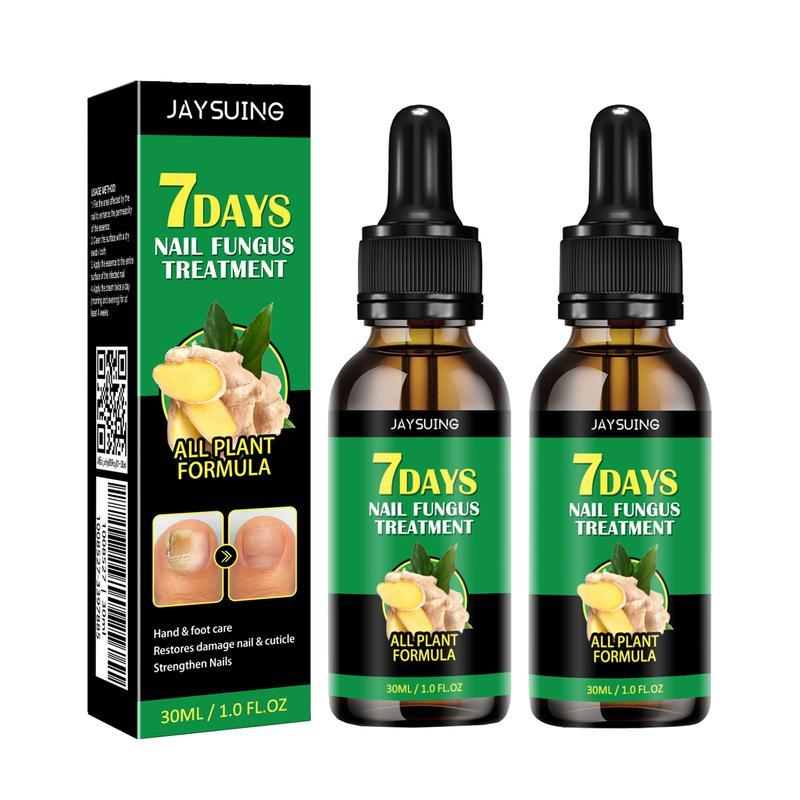 7-Day Nail Fungal Treatment Serum Foot Fungus Remedy Removal Products Anti infection Onychomycosis Paronychia Repair Gel Care Ginger Healthcare Therapeutic Therapy Bathroom Solution nailgrowthoil Healthy Wellness Aid Liquid Fitness Organic Skin Ginkgo