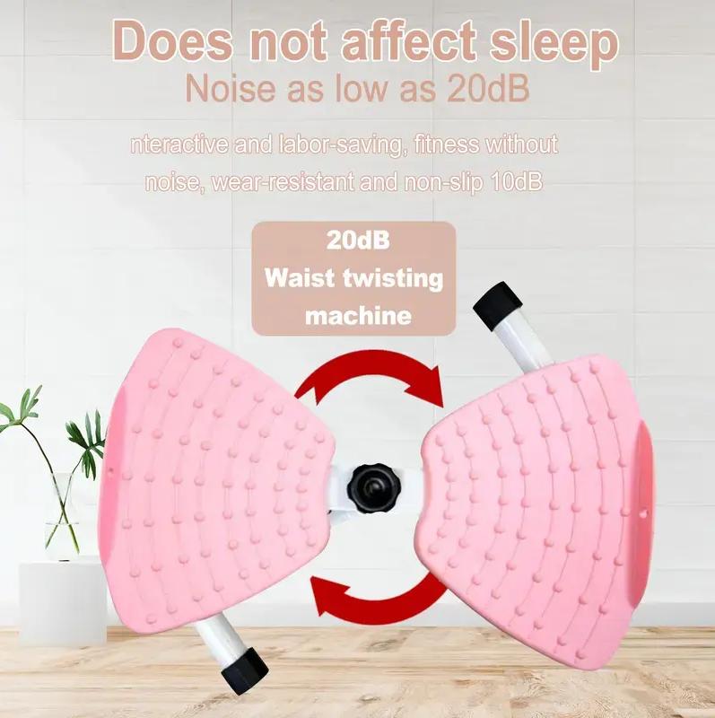 Waist Twister Machine with Resistance Band ABS Core Exercise Equipment Home Training Ab Workout Machine Twisting Home Trainer