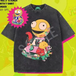 PREORDER Smiles For Miles Acid Wash T-Shirt E97