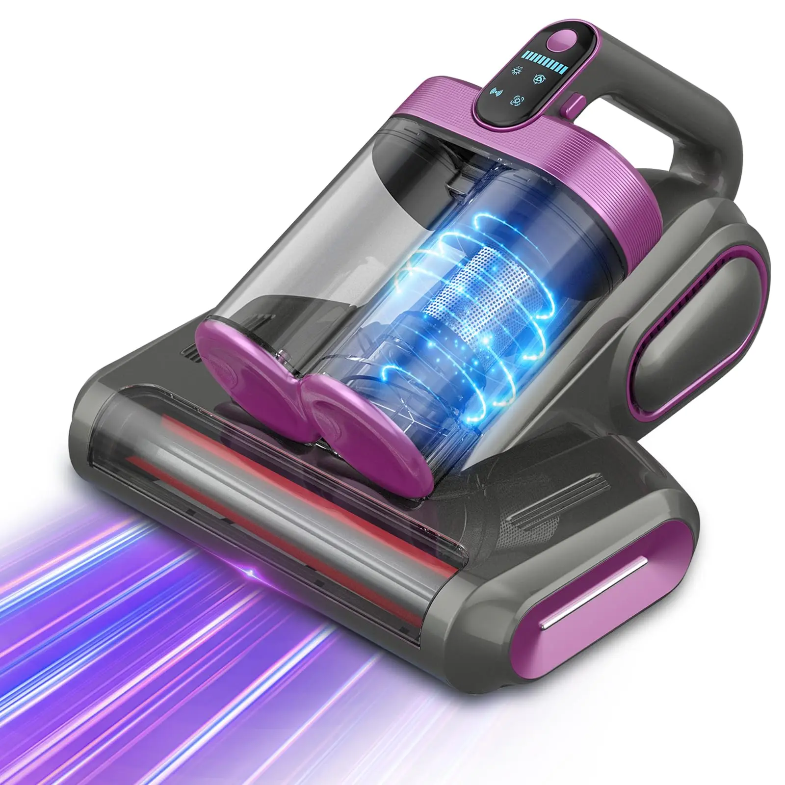 Cordless UV Bed Vacuum Cleaner - Rechargeable Cordless Vacuum with 13kPa Suction, HEPA Filter, Ultrasonic Technology, Handheld Design for Sofas, Cribs, Double-Bedding Mattresses | Birthday Gifts Option