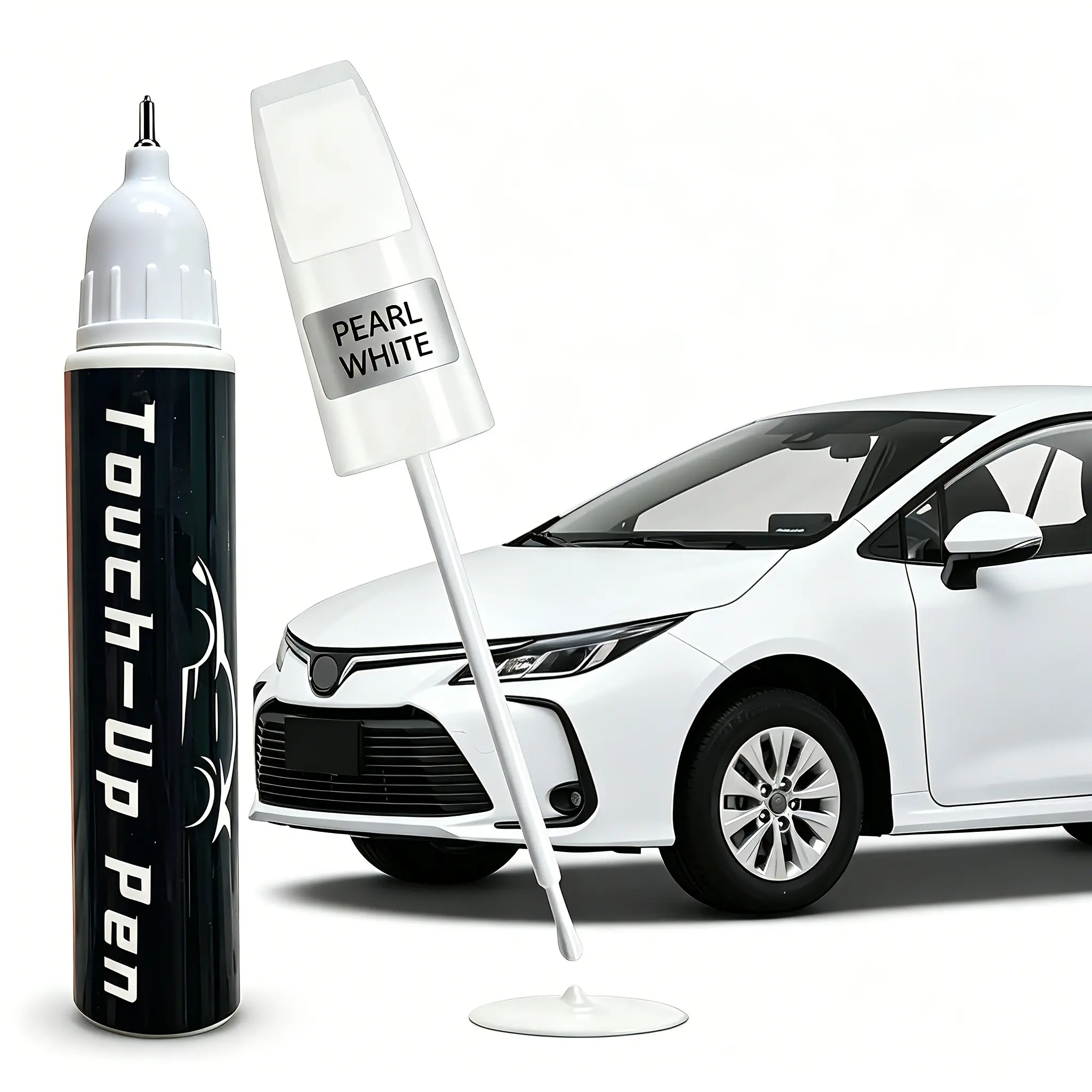 Automobile Paint Touch Up Pen - Color Restorer, Fast Dry, Repair Chips, Easy-to-Use Professional Auto Repair Tool for Cars, Bikes & Most Vehicles, Long-Lasting, Washable, Magic Pen For Car Scratches