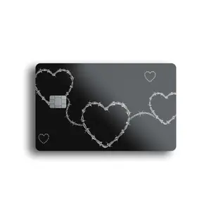 Barbed Wire Hearts Card Skin
