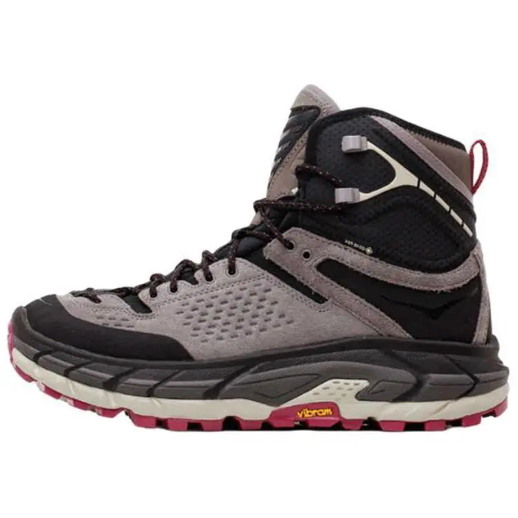 HOKA ONE ONE Tor Ultra High-Top Hiking Shoes for Men and Women - Comfortable, Slip-Resistant, Durable in Gray-Black Trending Shoes, House White Official Shoes to Get / Maison Mihara