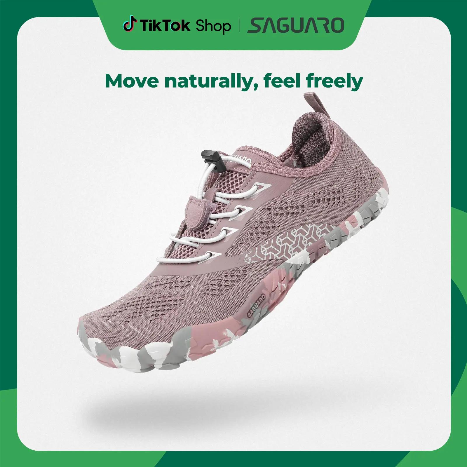 Clearance Saguaro Smart II - Men‘s and Women‘s Minimalist Shoes with Zero Drop Lightweight Breathable 5 Wide Toes Barefoot shoes Runner Comfortable Workout Sneakers,Soft Sole ,outdoor,Fathersdaygift freestyle zapatos Versatile Running