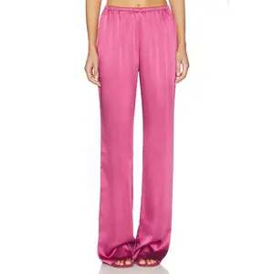 SEROYA Lillian Satin Pant in Butter