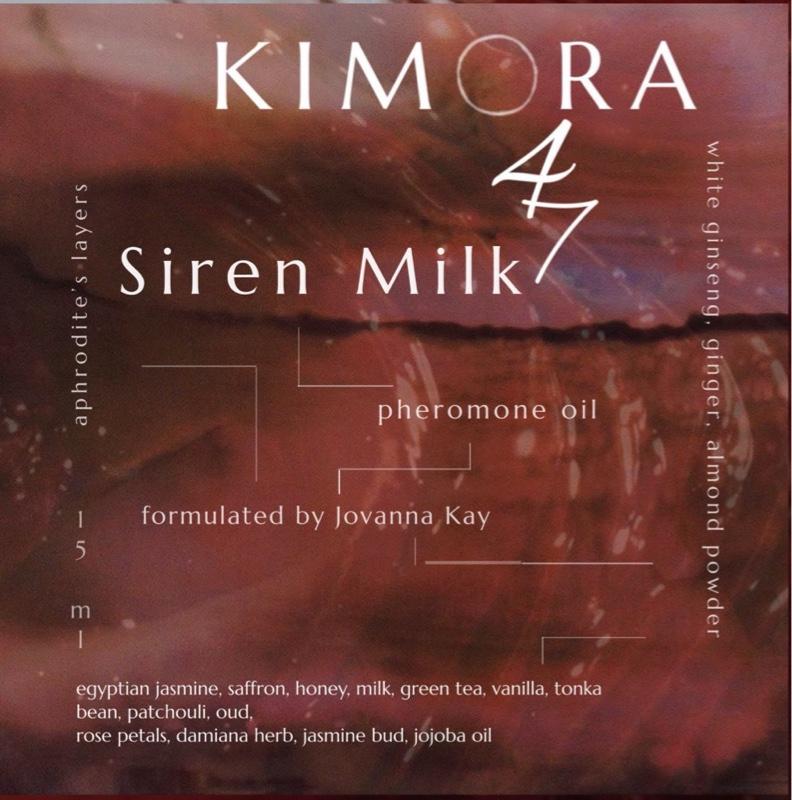 SIREN MILK - The Most Wanted Pheromone Oil + Perfume Oil + Egyptian Jasmine + Saffron + Milk + Honey + Ginseng + Ginger + Tonka Bean + Oud + Patchouli + Rose Petals + Damiana + Jasmime Buds 15ml