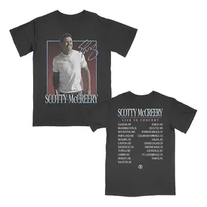Scotty McCreery Tour 2026 T-Shirts – Featuring Scotty McCreery Live in Concert Tour Dates, Double-Sided Fan Shirt for Country Music Lovers, shirts men, shirts women.