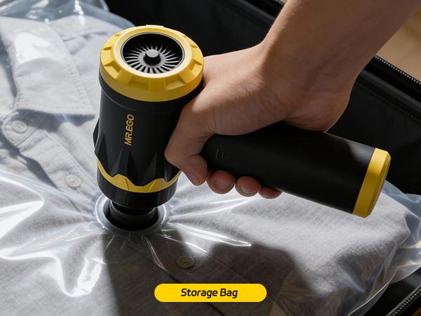 MR.EGO 20000Pa, G2 Car Vacuum Portable Cordless, 4-in-1 Mini Vacuum Cleaner with 20,000Pa Powerful Suction, Type-C Charging, 2 Suction Modes, Ultra-Light for Car, Home, Desk, Keyboards