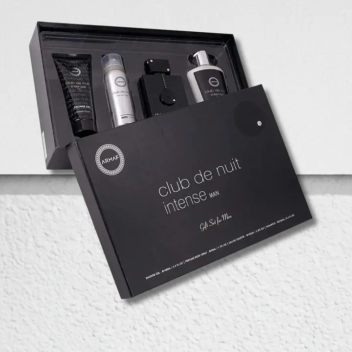 Armaf Club De Nuit Intense Man EDP Gift Set of 4 pcs. 3.4oz