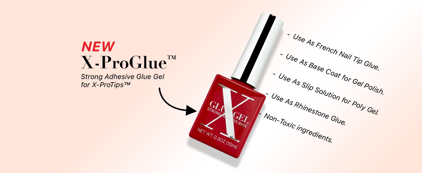 SXC Cosmetics X-Pro Tips French Tip Press on Nails – French Red Edition Starter Kit 150PCS, 15 Sizes, 5 Styles, Beginner-Friendly Red117Kit-M Square