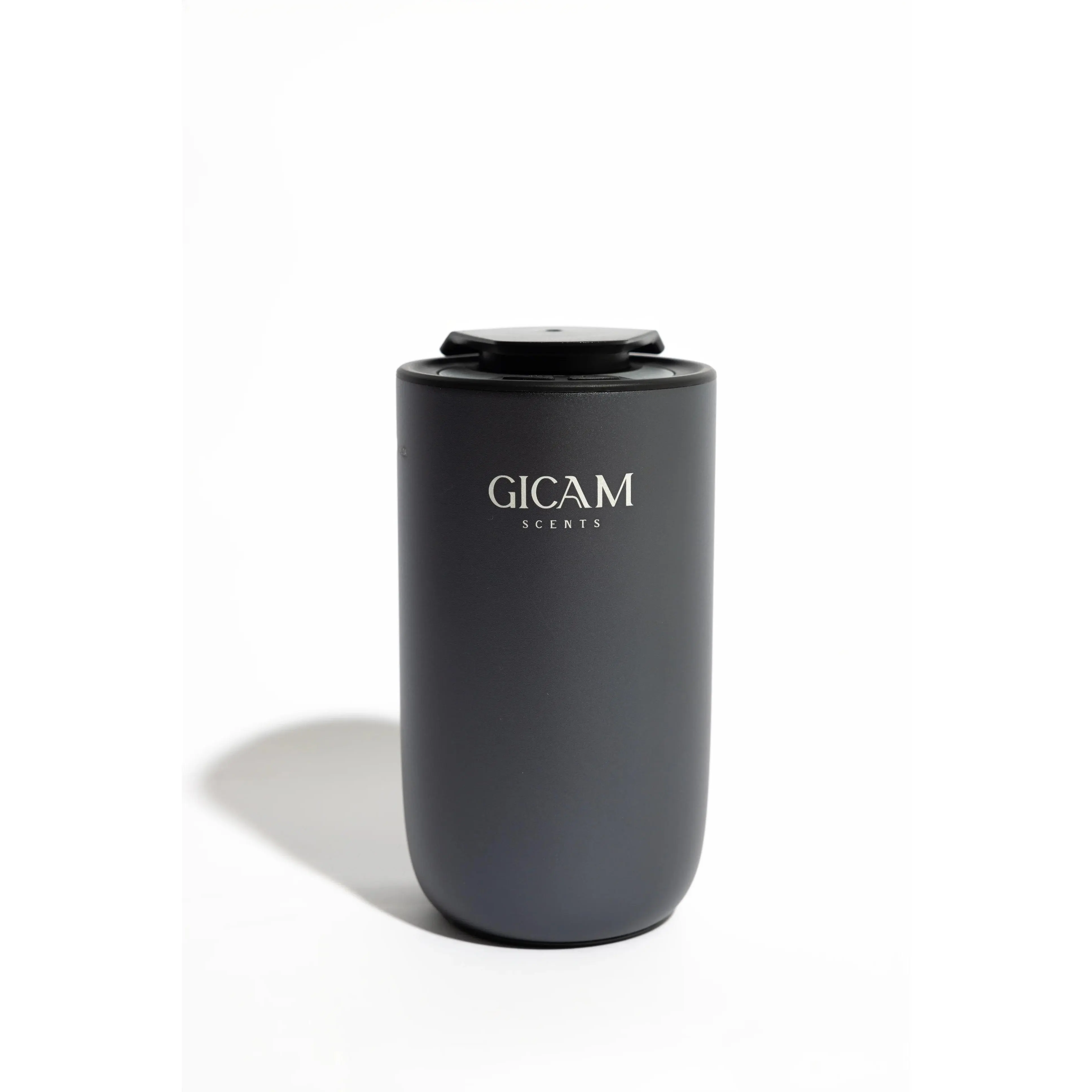 Car Essential Oil Diffuser - GC Aluminum Compact Smart Car Fragrance System, USB-C Charge Rechargeable, 15ml Accessory with Scent Control, 3 Ambient Color Adjustable Light, 0.75 lb for Automotive, Desks