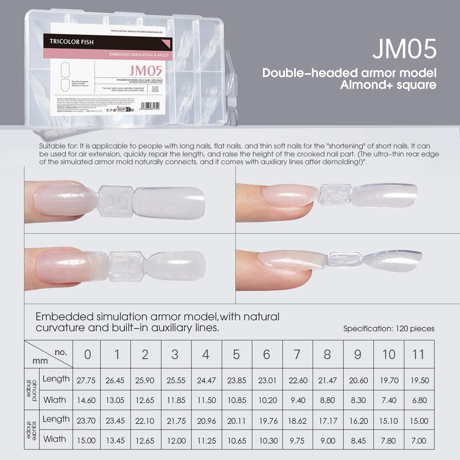 TRICOLOR FISH 3in1 Building Gel Set 4 Colors French Rectangular Pastel Soft Gel Nail Art Short Oval Square Extension DIY Home Nail Art Pen Base Coat