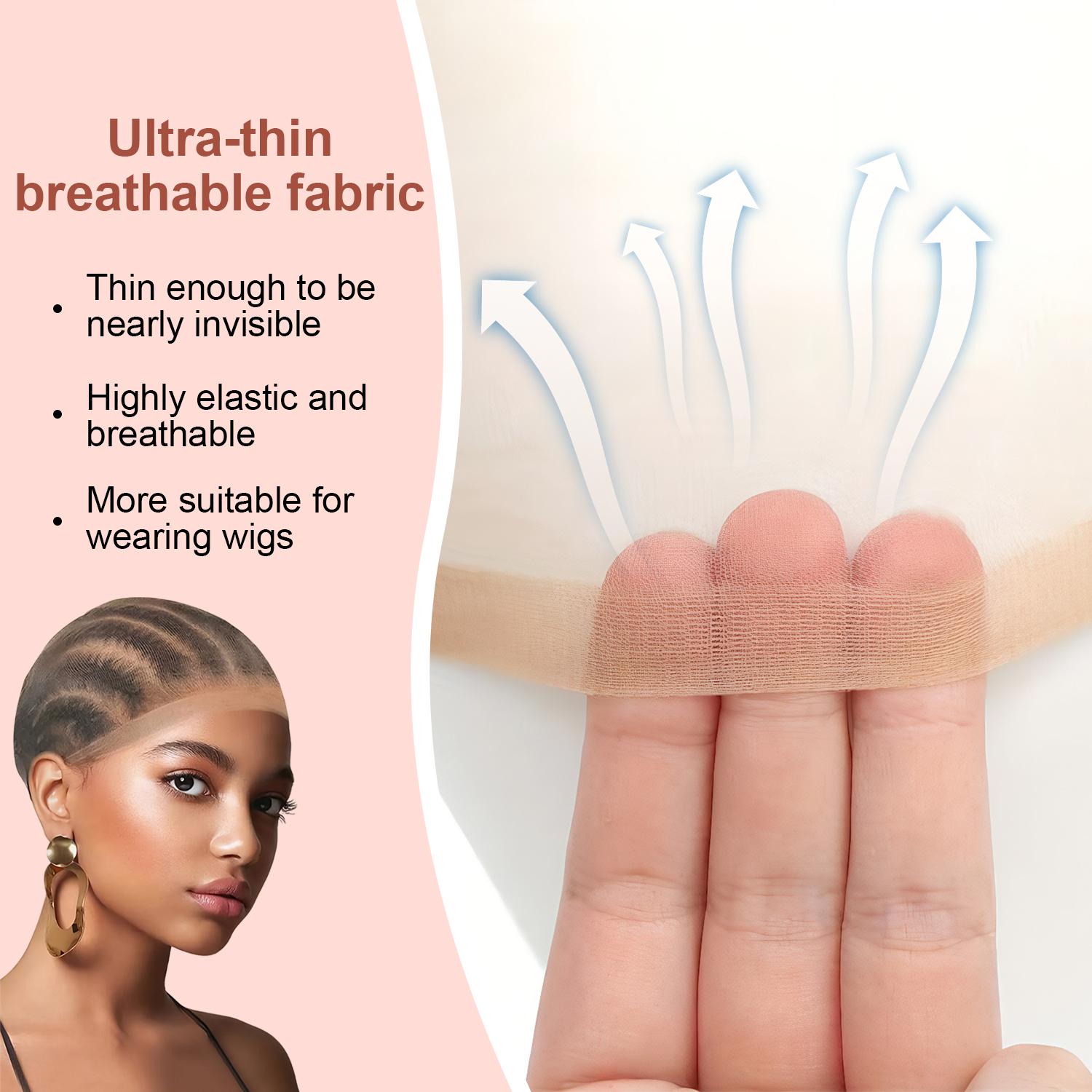 Transparent HD Wig Cap Thin Nylon Cap for Women(2 PCS),For Lace Front Thin Inbisible Breathable Bald Wig Cap,Suitable for Parties Weddings Graduations Cosplay Transparent HD Wig Cap Thin Nylon Cap for Women(2 PCS),For Lace Front Thin Inbisible Breathable Bald Wig Cap,Suitable for Parties Weddings Graduations Cosplay