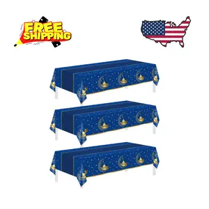 3 Pack Ramadan Table Cloth, Ramadan Decorations for Home,54" x 108"