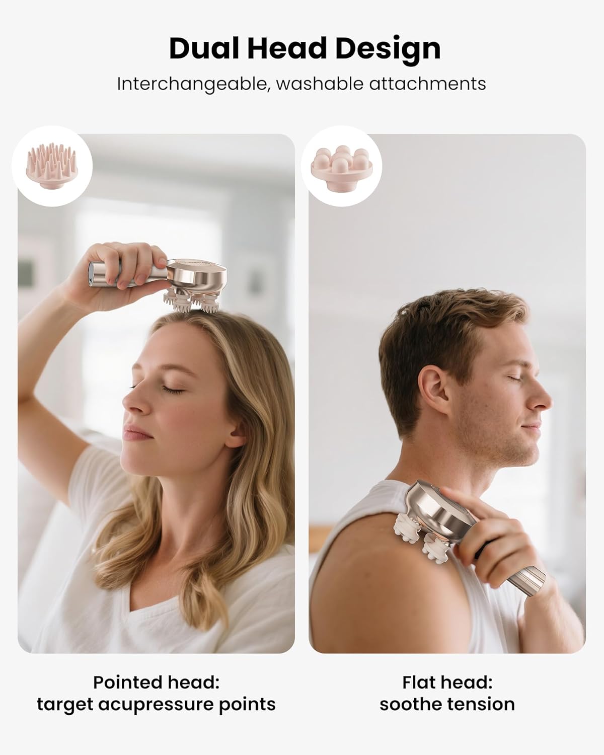 COMFIER Handheld Scalp Massager Hair Growth,Cordless Hair Head Massager with 3 Modes & 8 Silicone Claws,IPX7 Waterproof Body Massager for Stress Relax,Pet Massage,Head Scratcher,Gifts Men,Women(Gold)(Black) COMFIER Handheld Scalp Massager Hair Growth,Cordless Hair Head Massager with 3 Modes & 8 Silicone Claws,IPX7 Waterproof Body Massager for Stress Relax,Pet Massage,Head Scratcher,Gifts Men,Women(Gold)(Black)