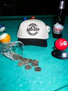 Support Your Local Dive Bar Hat / The Happiest Original Embroidered Vintage Trucker Hat Unisex Adjustable Snapback